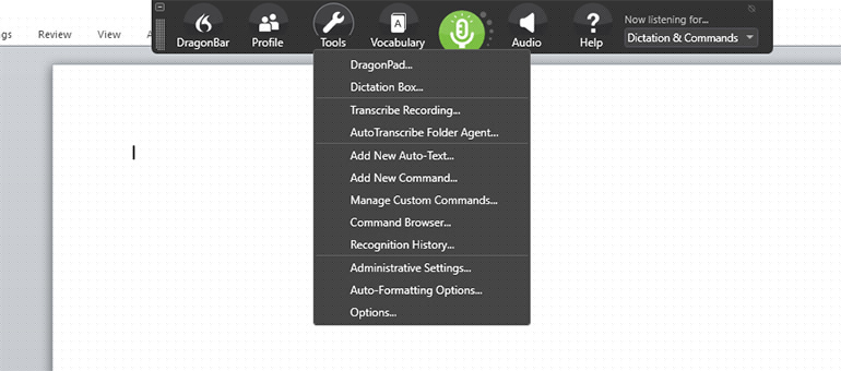 dragon dictation upload